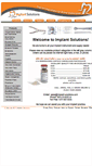 Mobile Screenshot of implant-solutions.com